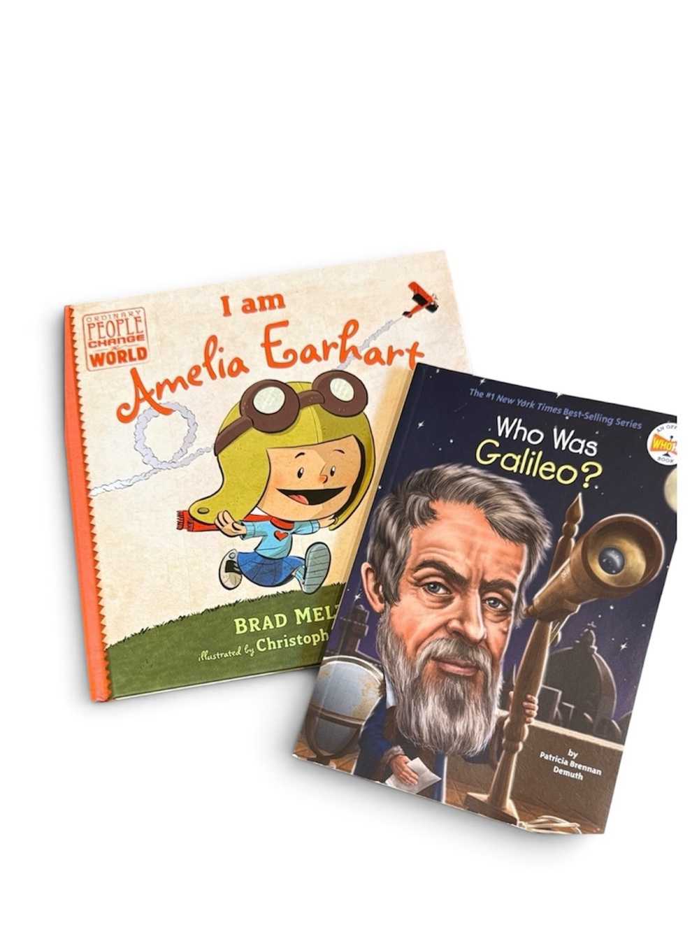 Who Was Galileo? and I am Amelia Earhart